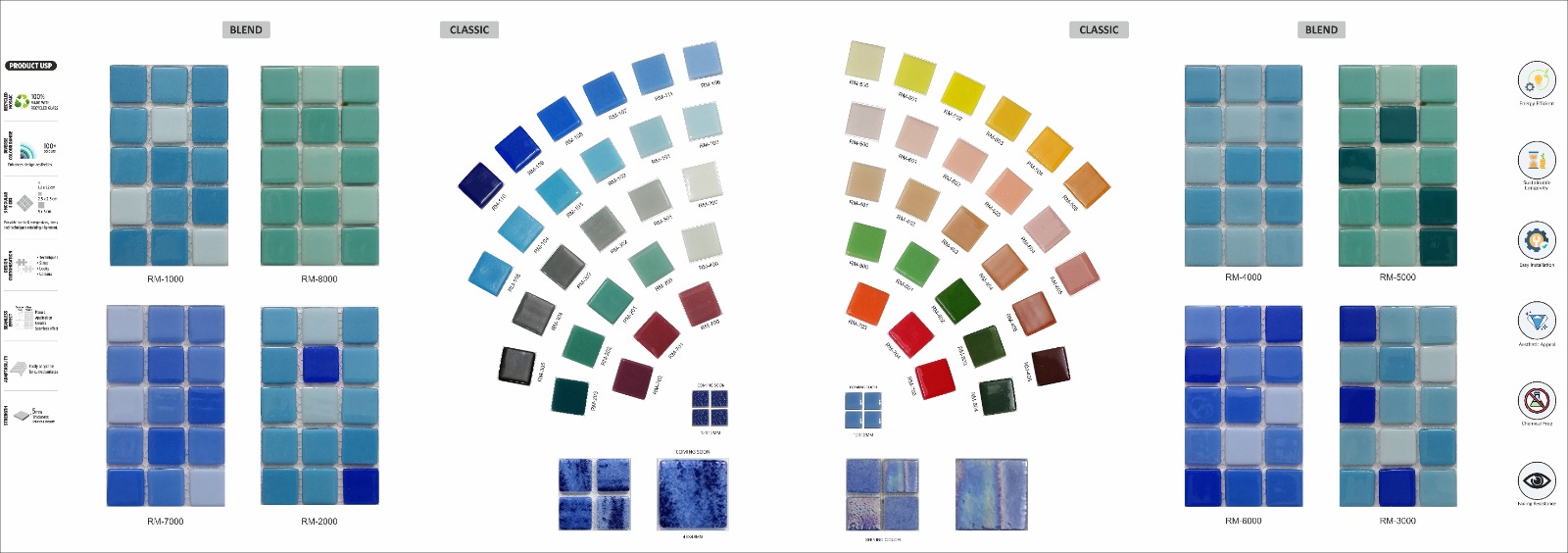 Recycle Melody Tile 25x25mm
